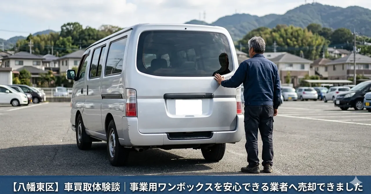 【八幡東区】車買取体験談｜事業用ワンボックスを安心できる業者へ売却できました