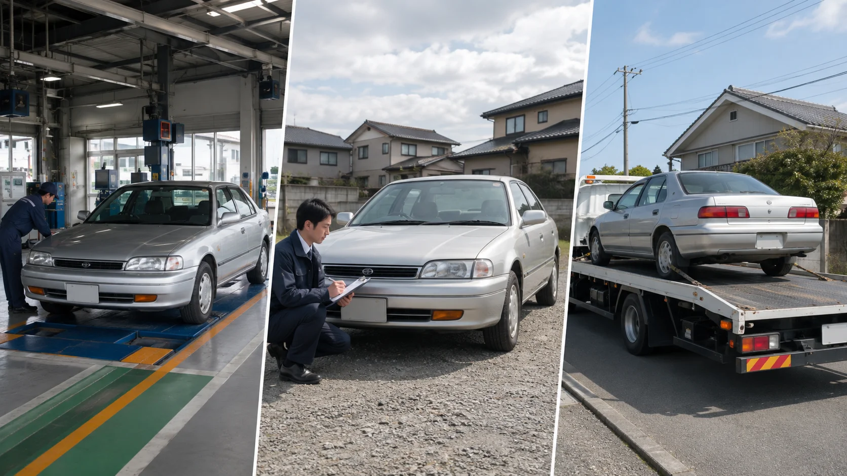 再車検・買取・廃車はどう選ぶ？