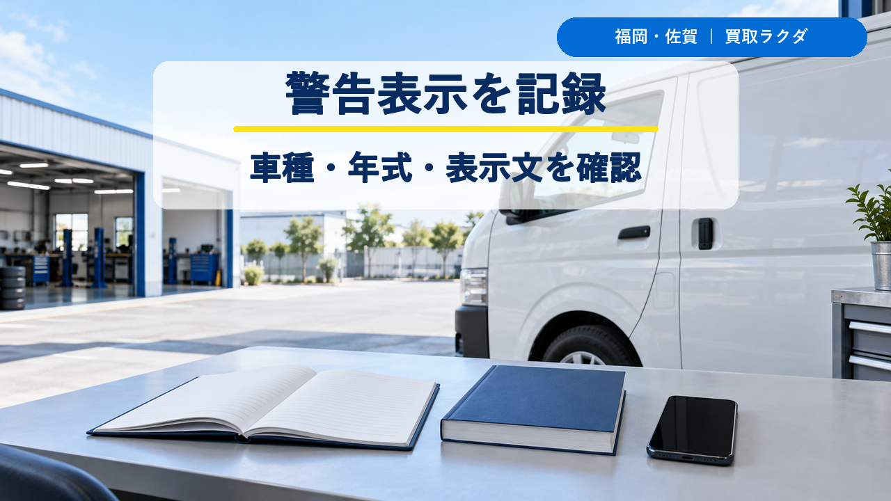 DPF警告の文言や経過を停車中に記録するメモの説明画像